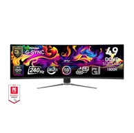 MSI Monitor MPG 491CQPX / 49", 5120 x 1440, QD-OLED, 240Hz, 0.03ms, crni